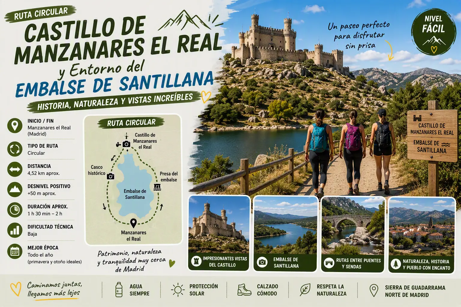 Ruta Castillo De Manzanares Y Embalse De Santillana