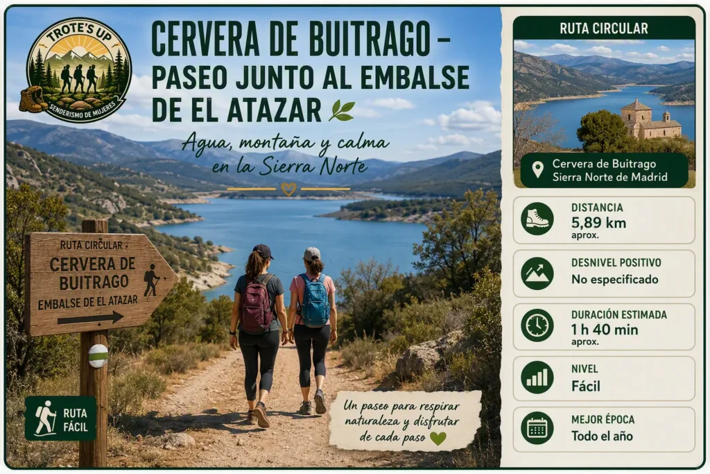 Rutas de senderismo Ruta De Senderismo En Cervera De Buitrago Junto Al Embalse