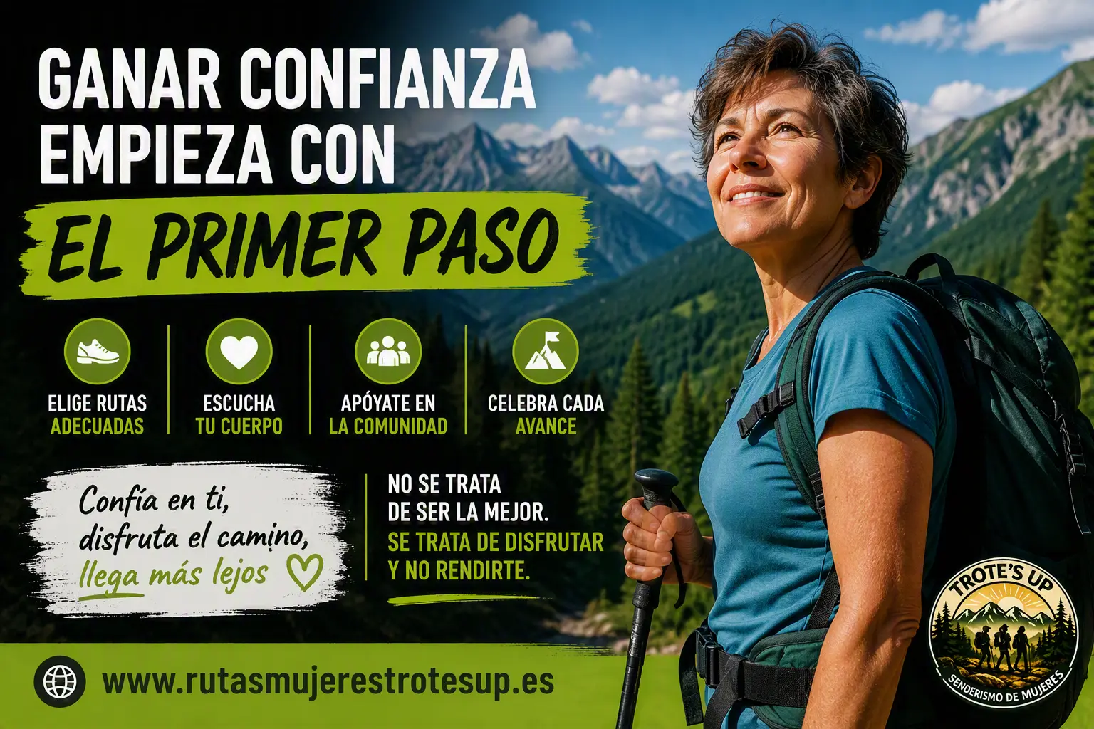 Ganar confianza.