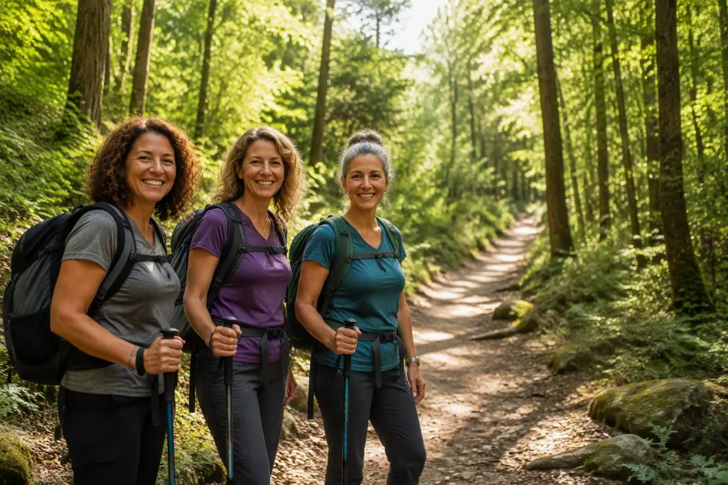 Trotes Up, grupo de senderismo de mujeres en Madrid realizando rutas de montaña