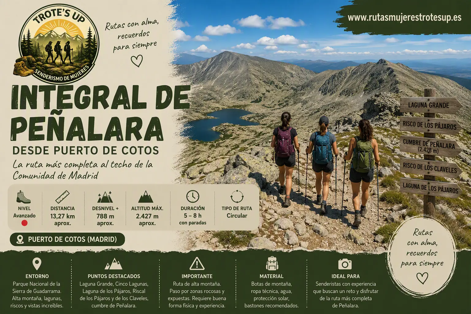 Ruta Integral De Peñalara: Senderismo Exigente En Cotos