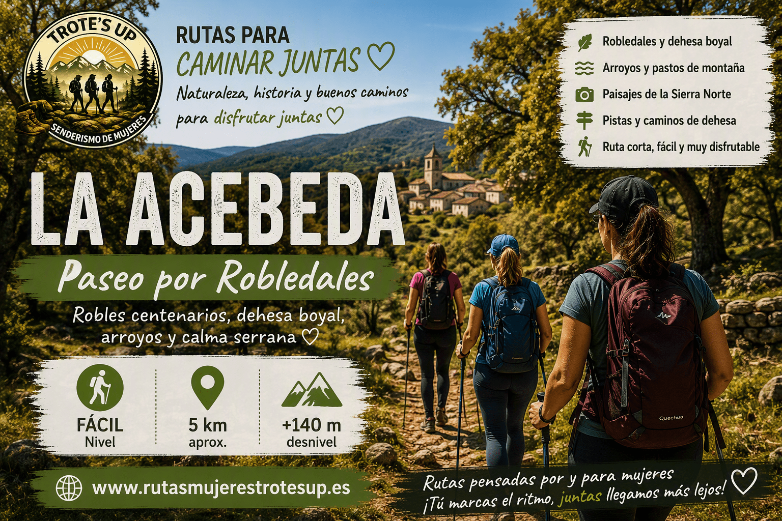 Ruta Por La Acebeda: Senderismo En Robledales | Trote´s Up