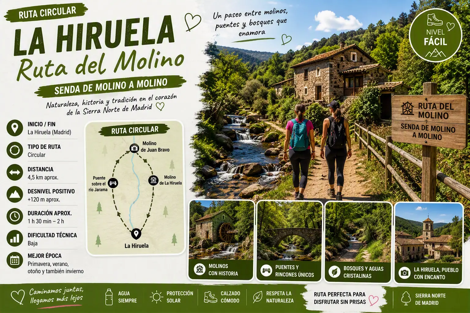 Ruta Del Molino En La Hiruela: Senderismo Para Mujeres