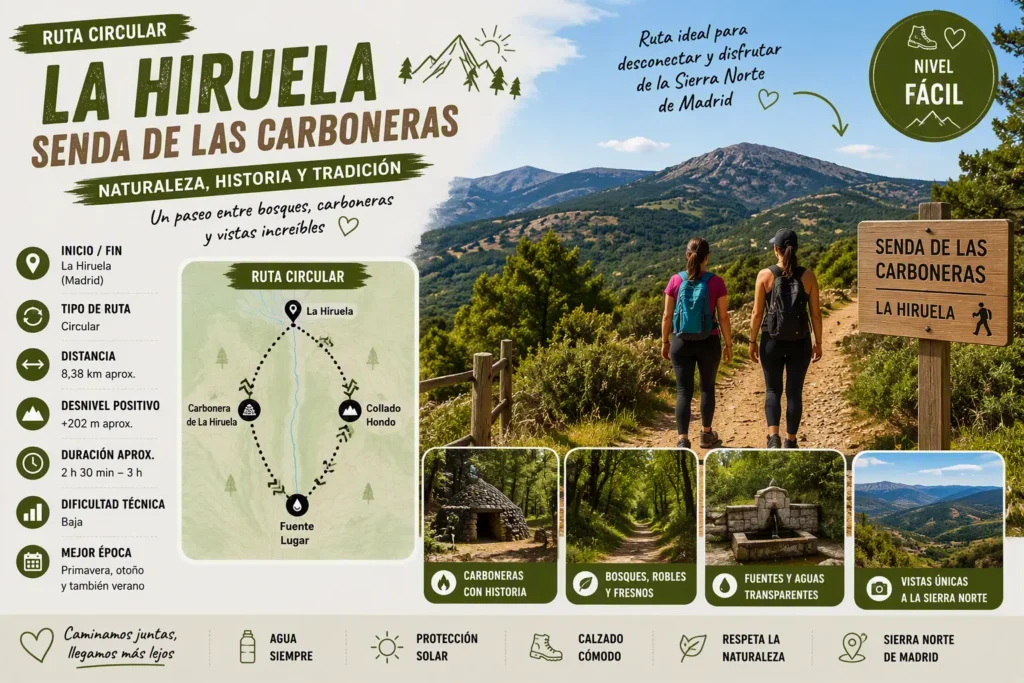 Rutas de senderismo Ruta Senda De Las Carboneras En La Hiruela | Trote´s Up