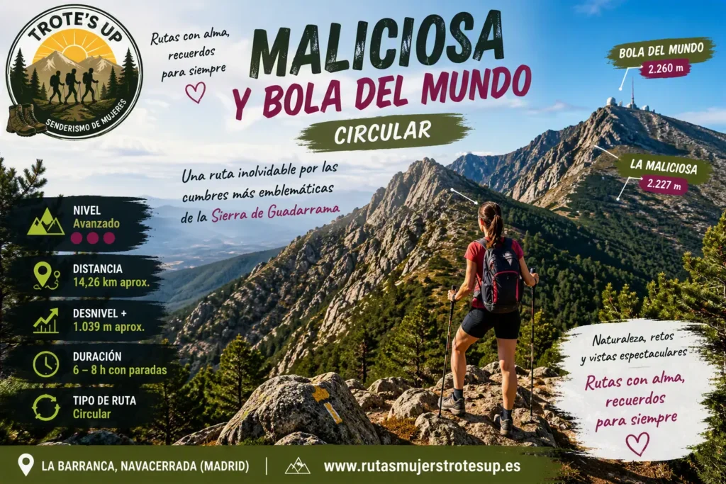 Rutas de senderismo Ruta Maliciosa Y Bola Del Mundo: Senderismo De Mujeres