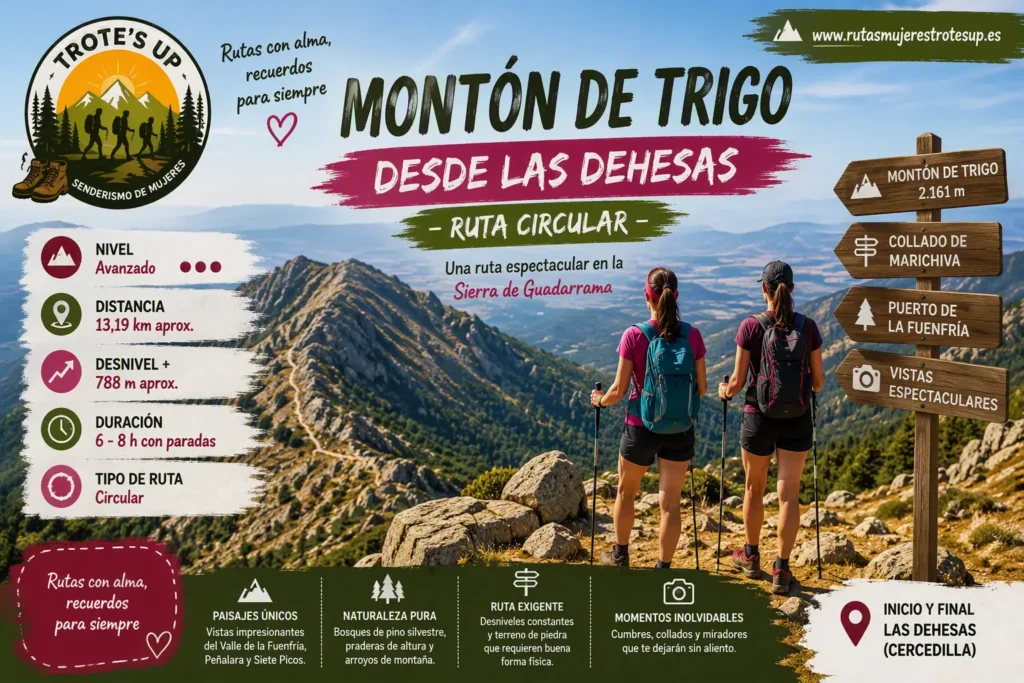 Rutas de senderismo Ruta Montón De Trigo Desde Las Dehesas | Trote´s Up