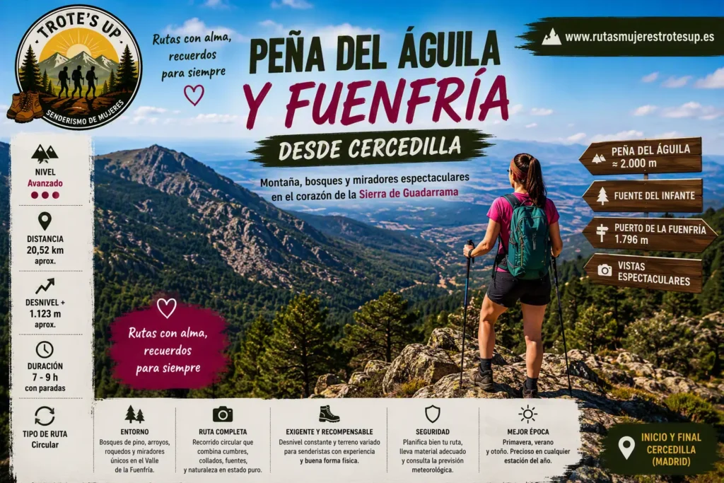 Rutas de senderismo Ruta Por Peña Del Águila Y Fuenfría Desde Cercedilla