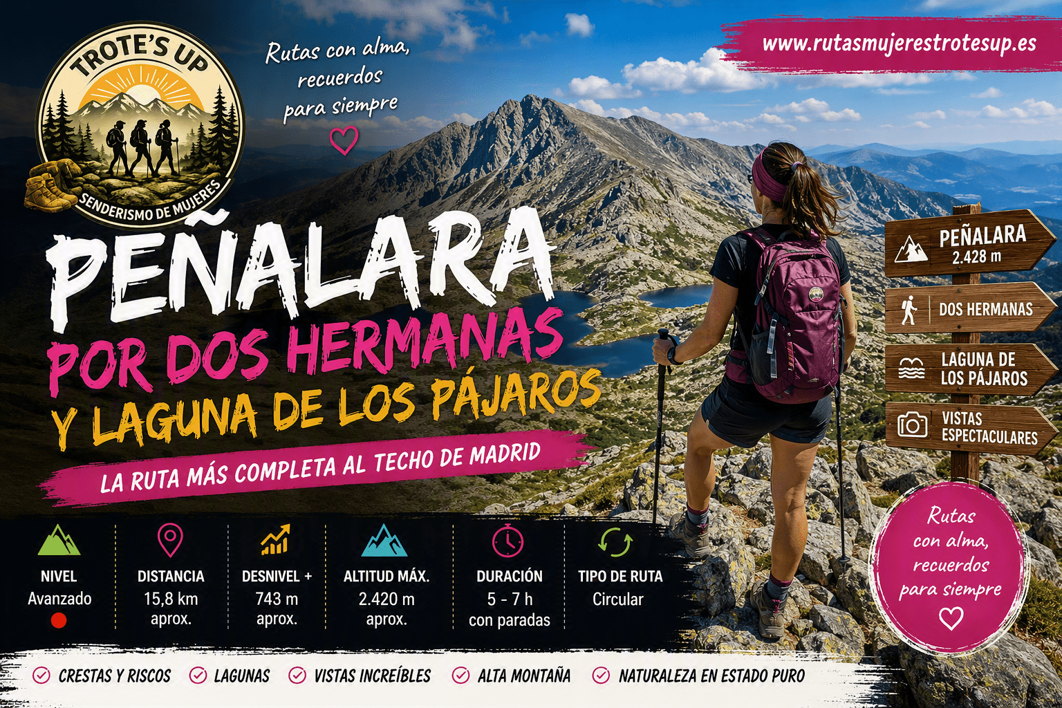 Ruta Peñalara: Senderismo En Dos Hermanas Y Laguna