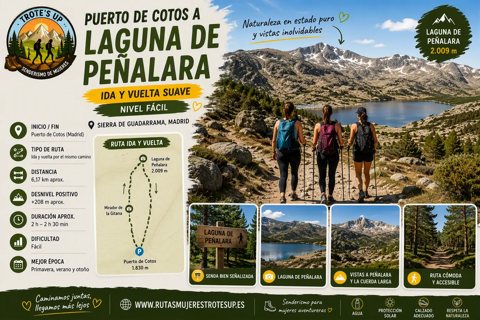 Ruta fácil: Puerto de Cotos a Laguna de Peñalara