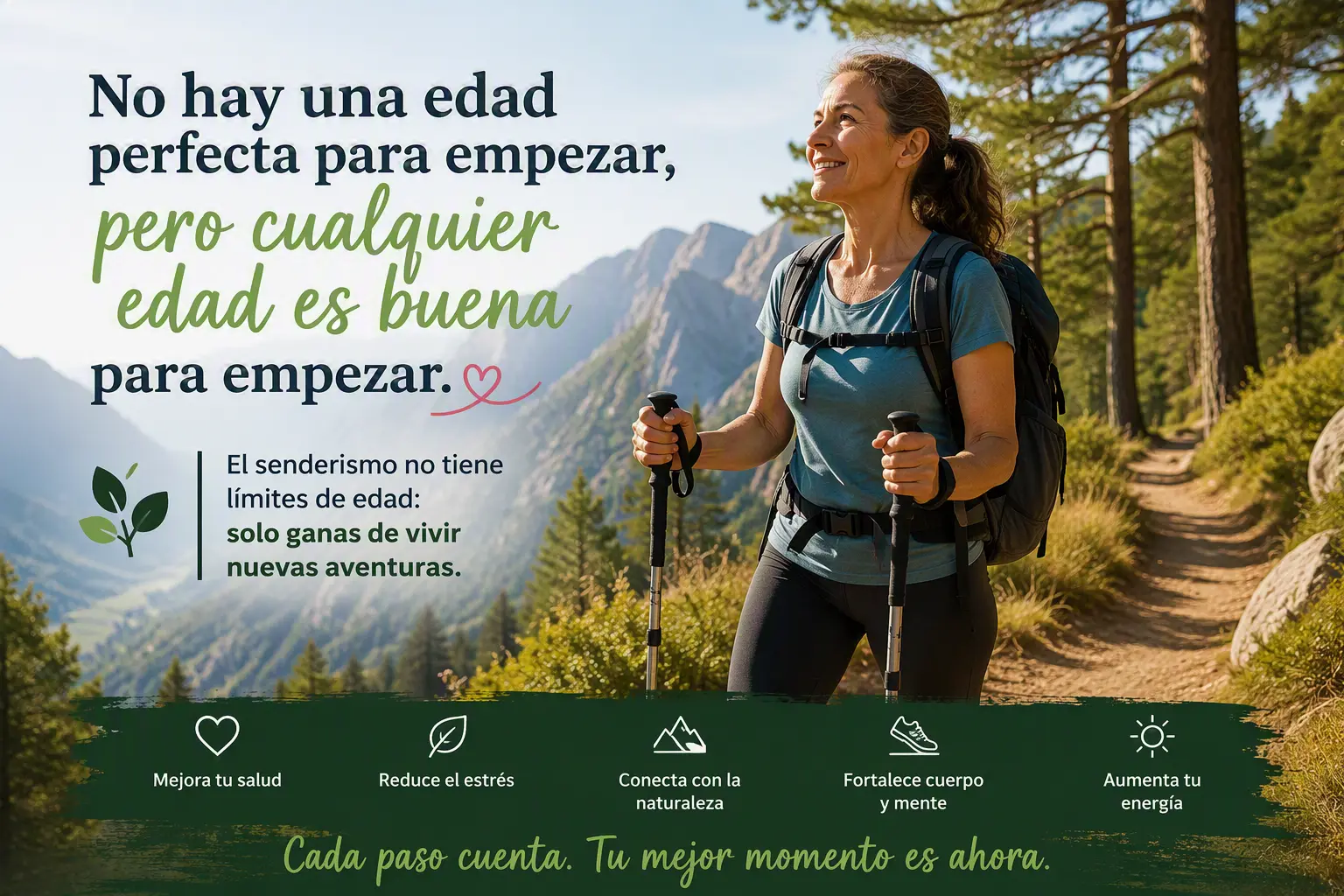 buena edad para empezar a hacer senderismo