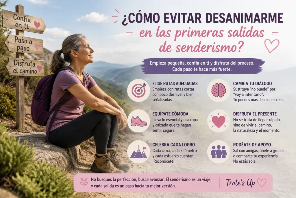 ¿Cómo evitar desanimarme en las primeras salidas de senderismo? Motivación En Tus Primeras Rutas