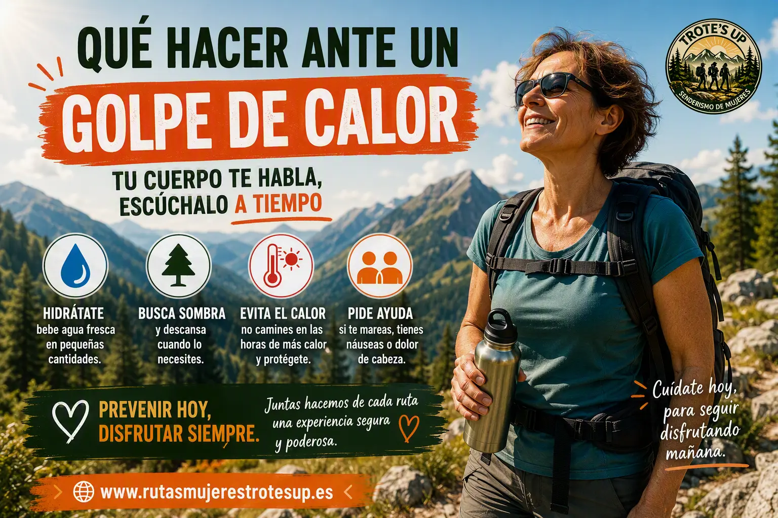 Guía Para Actuar Ante Un Golpe De Calor En Senderismo