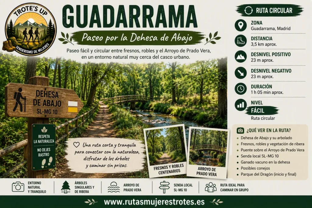 Rutas de senderismo Paseo Fácil En La Dehesa De Abajo, Guadarrama