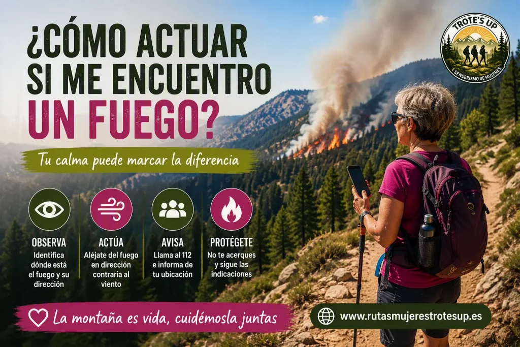 Cómo actuar ante un fuego en senderismo: guía esencial