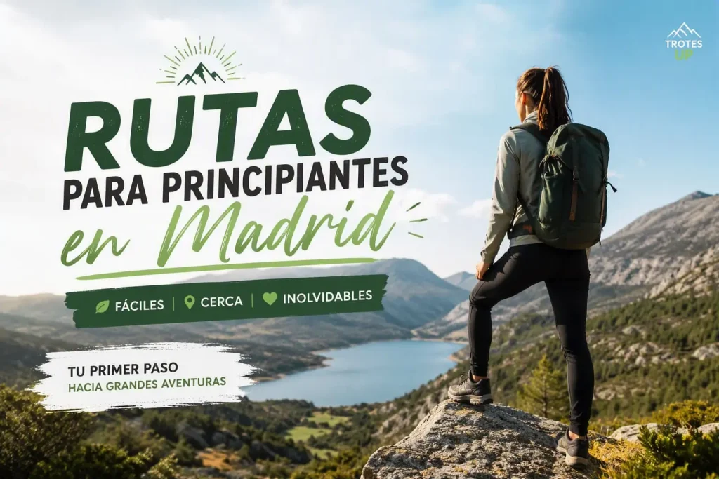 ¿Qué rutas son recomendables para principiantes en Madrid? Grupo de mujeres senderistas principiantes caminando por una ruta fácil en Madrid.
