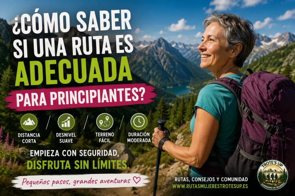 ¿Cómo saber si una ruta es adecuada para principiantes? Rutas para principiantes.
