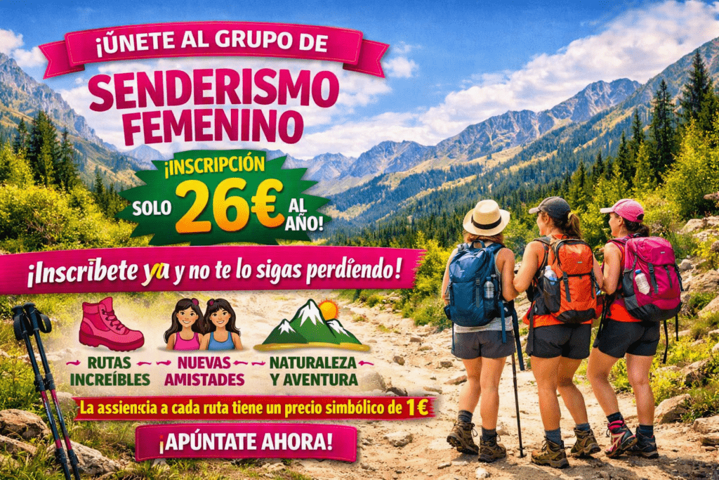 Inscripcion al grupo de senderismo de mujeres 2