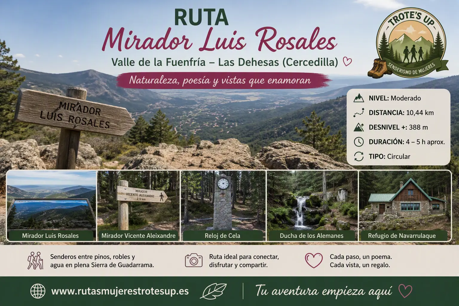 Descubre la Ruta en el Mirador Luis Rosales para Senderismo