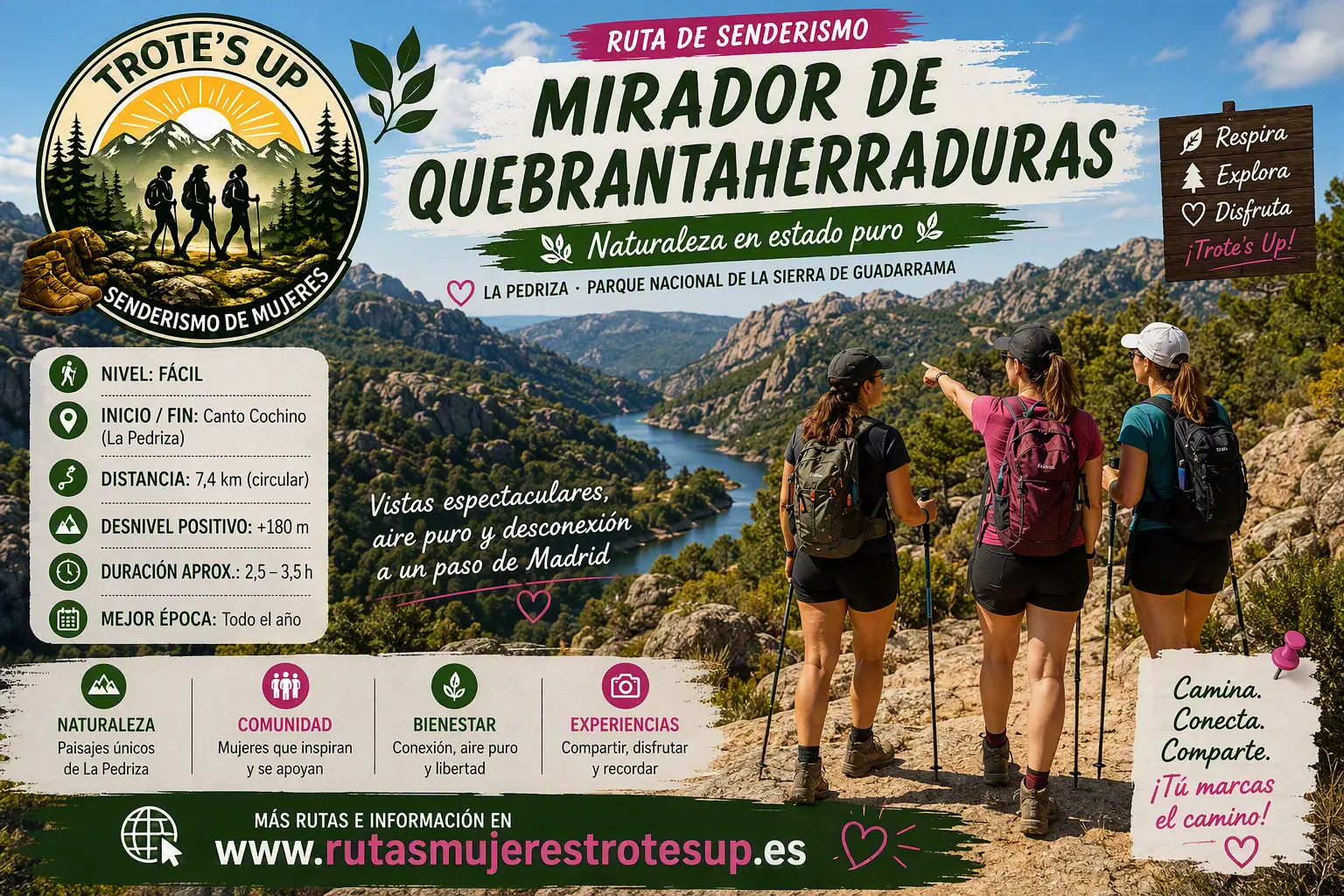 Ruta En El Mirador De Quebrantaherraduras | Trote´s Up