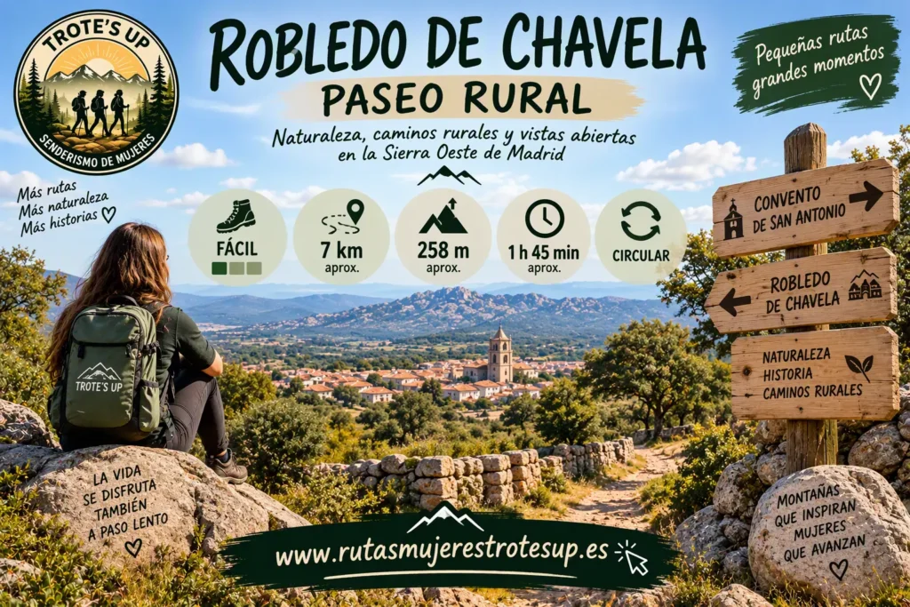 Rutas de senderismo Ruta de Senderismo en Robledo de Chavela: Trote's Up