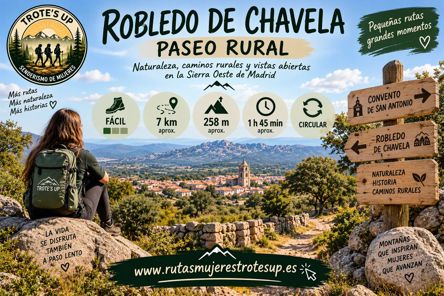 Ruta de Senderismo en Robledo de Chavela: Trote's Up