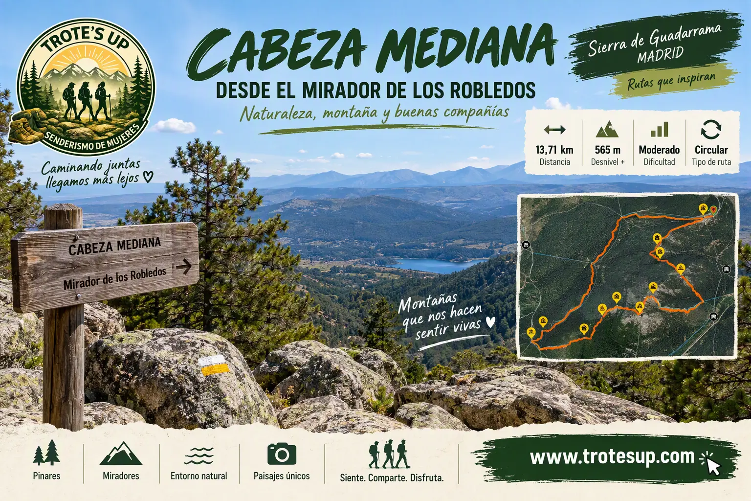 Ruta Cabeza Mediana Desde El Mirador Senderismo De Mujere