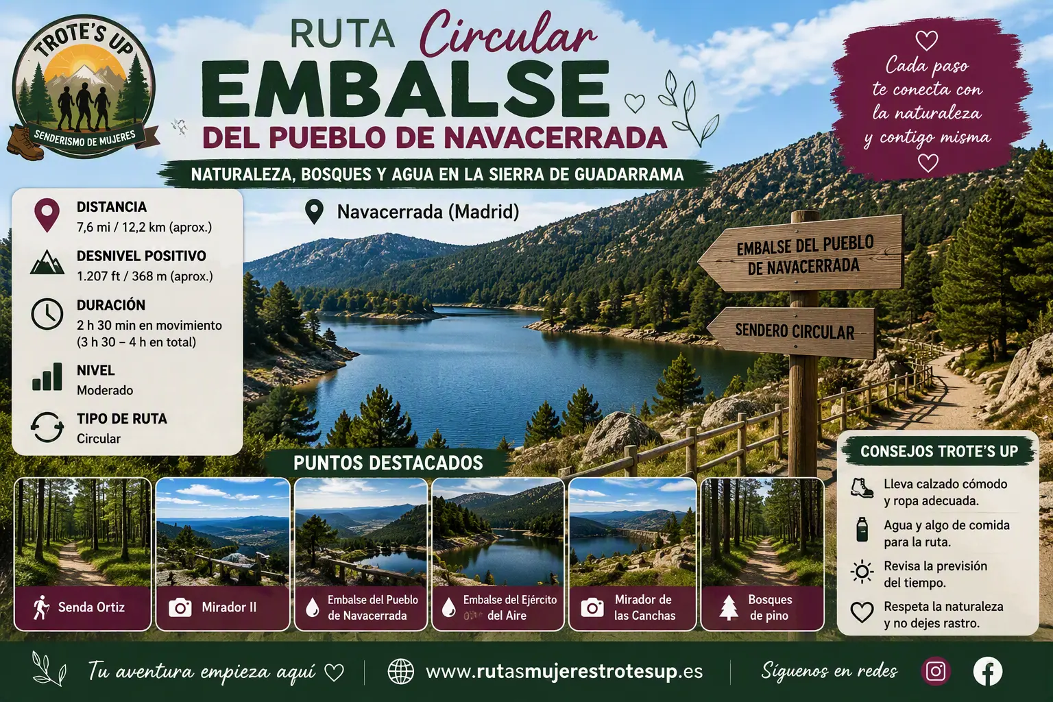 Ruta Circular Del Embalse De Navacerrada Trote´s Up