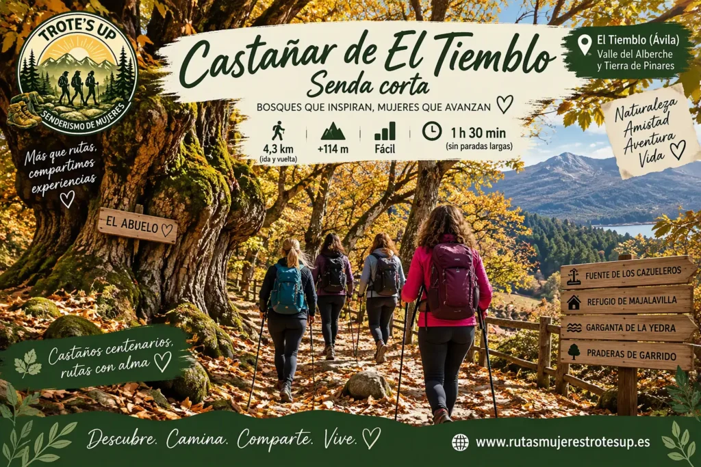 Rutas de senderismo Ruta De Senderismo En Castañar De El Tiemblo Trote´s Up
