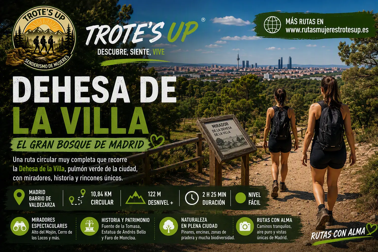 Ruta De Senderismo En Dehesa De La Villa Trote´s Up