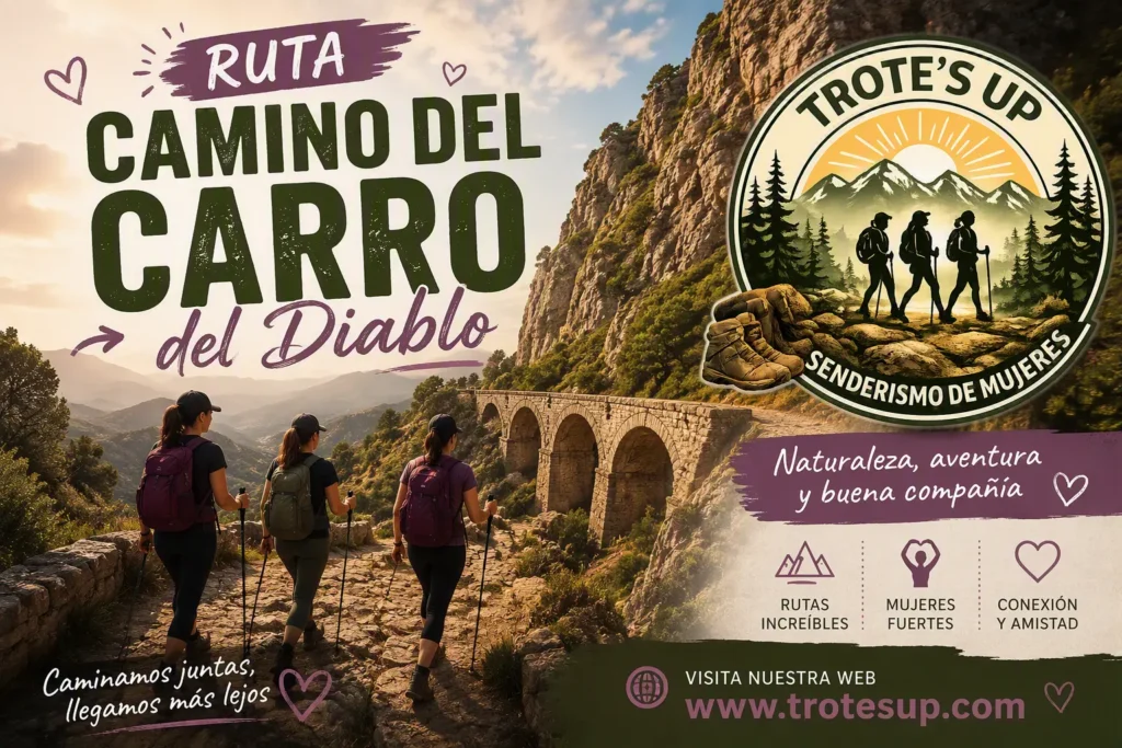 Rutas de senderismo Ruta El Carro Del Diablo Senderismo De Mujeres Trote´s Up