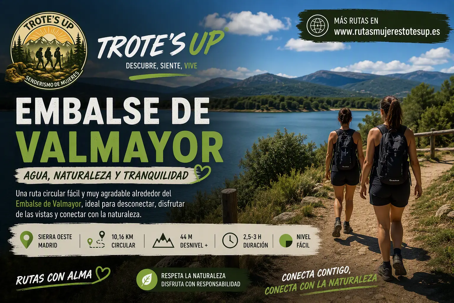 Ruta Embalse De Valmayor Senderismo De Mujeres Trote´s Up