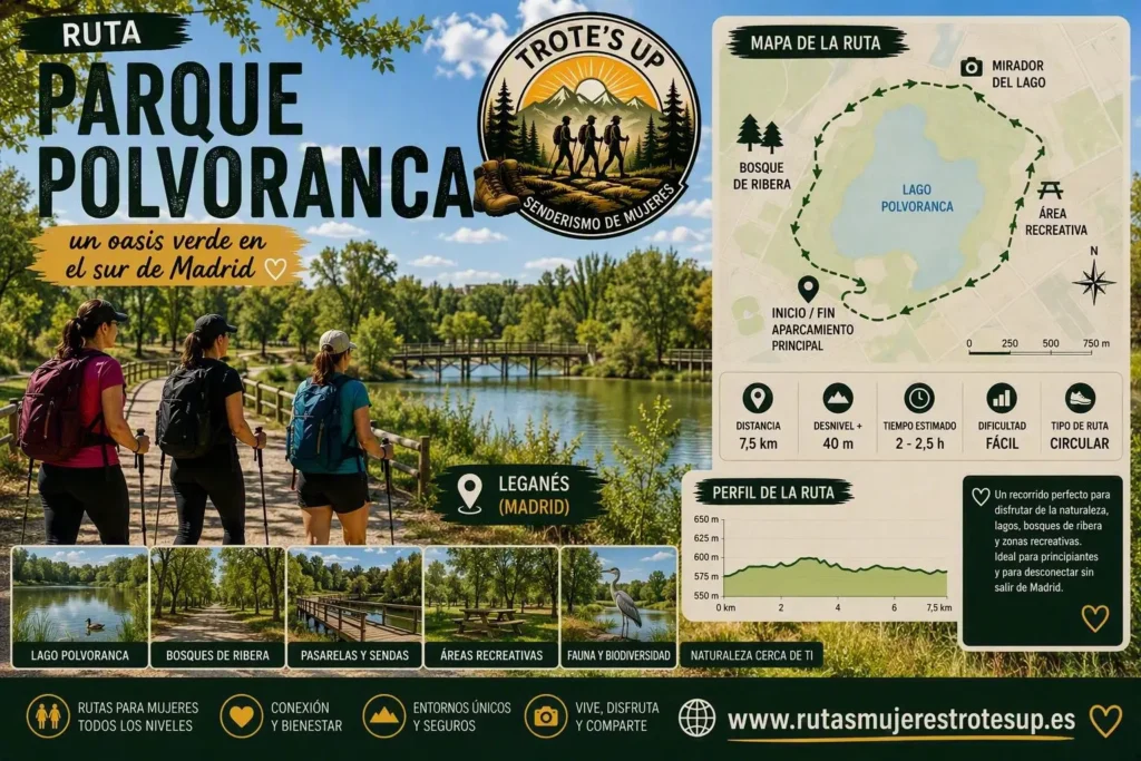 Ruta Parque Polvoranca Senderismo De Mujeres Trote´s Up