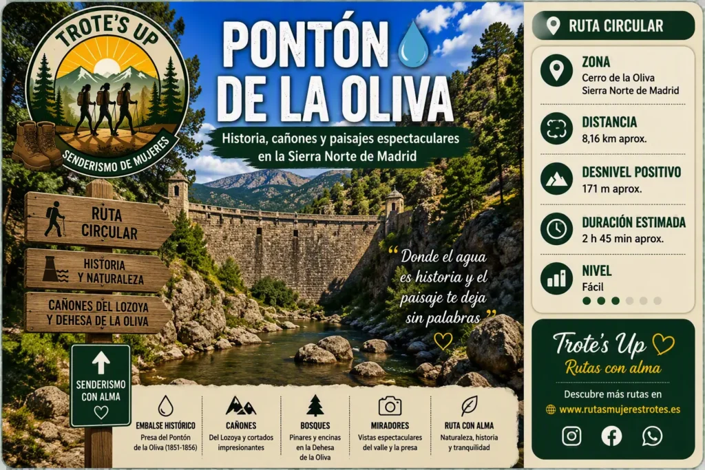 Rutas de senderismo Ruta Pontón De La Oliva Senderismo De Mujeres Trote´s Up