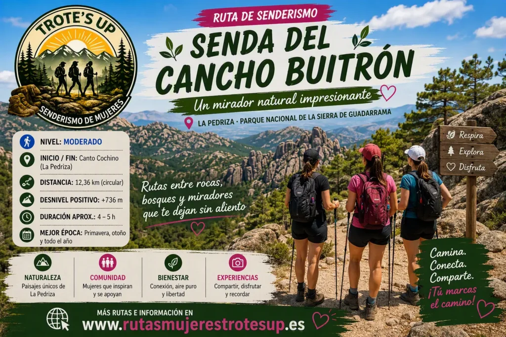 Rutas de senderismo Ruta Senda del Cancho Buitrón Senderismo Femenino