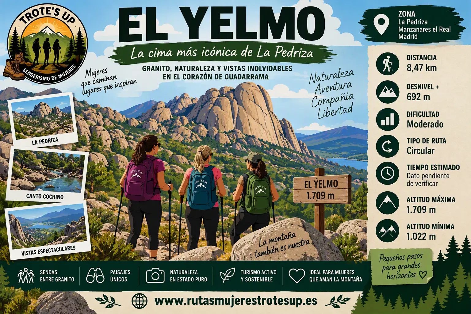 Ruta El Yelmo En La Pedriza | Senderismo Trote´s Up