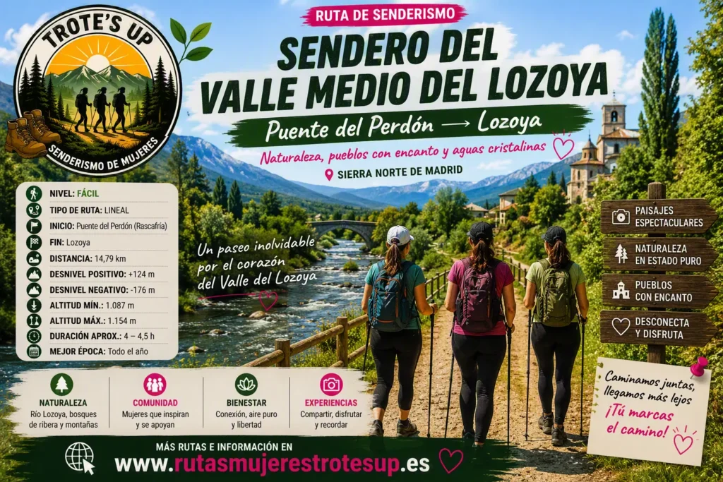 Rutas de senderismo Ruta En El Valle Medio Del Lozoya | Senderismo De Mujeres