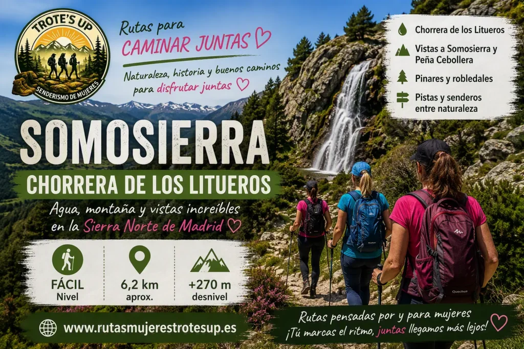 Rutas de senderismo Ruta Fácil A La Chorrera De Los Litueros | Senderismo